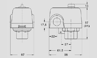 Condor Druckschalter Typ MDR 21/11-EA