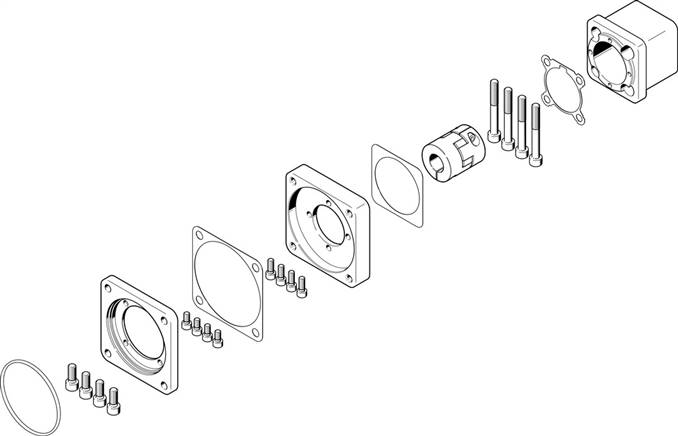 FESTO EAMM-A-D50-80G-S1 (2734291) Axialbausatz