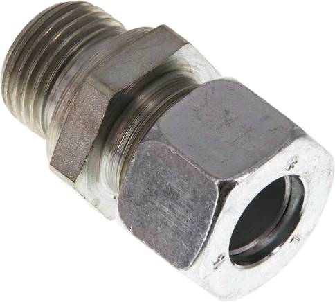 Gerade Schneidringverschr. G 1/2"-15 L (M22x1,5), Stahl verzinkt