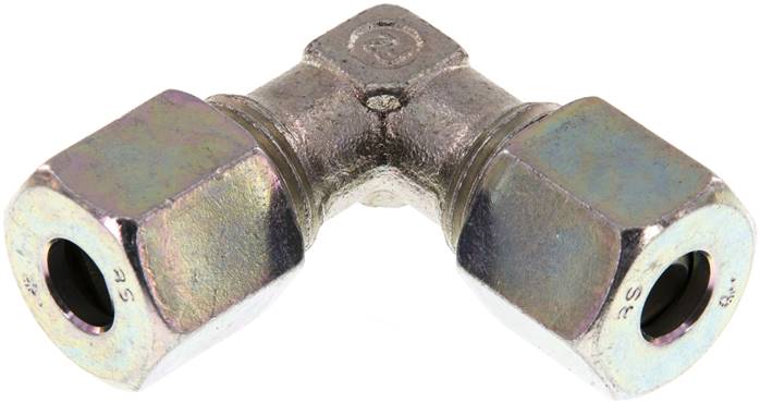 Winkel-Schneidringverschraubung 8 S (M16x1,5), Stahl verzinkt
