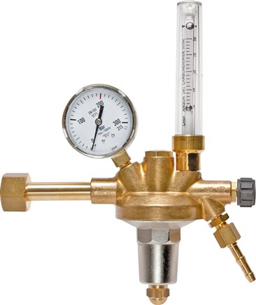 Flaschendruckminderer 0 - 20 l/min für Argon (200 bar)