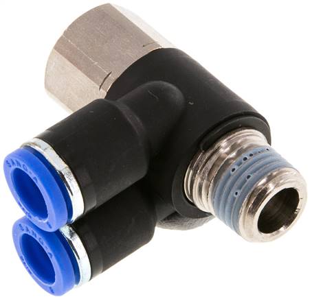 Y-Winkel-Steckanschluss, I/A R 1/4"-8mm, IQS-Standard