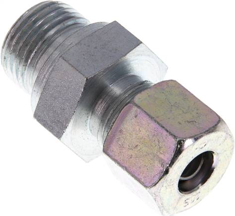 Gerade Schneidringverschr. G 1/2"-10 S (M18x1,5), Stahl verzinkt