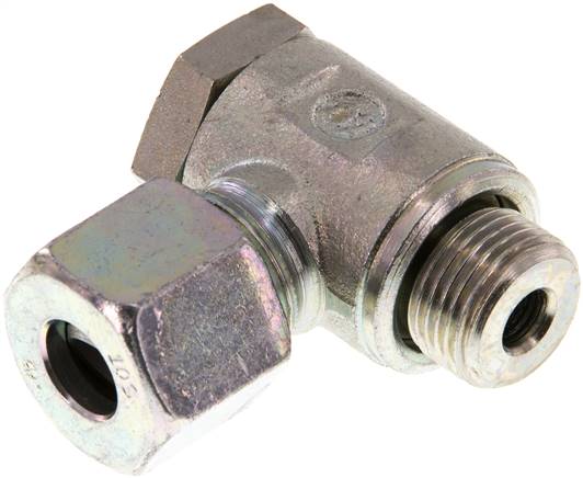 Winkel-Schwenkverschraubung G 3/8"-10 S (M18x1,5), Stahl verzinkt