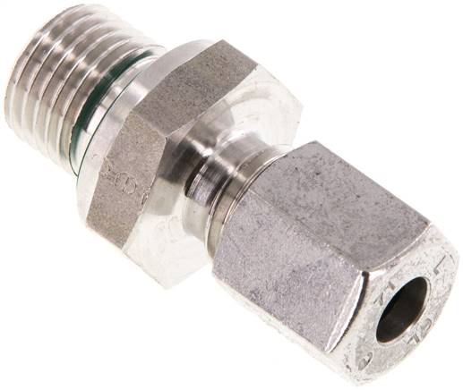 Gerade Schneidringverschr. G 1/4"-6 L (M12x1,5), 1.4571, Dichtung FKM