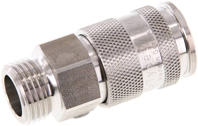 Schnellkupplung (NW10) G 1/2"(AG), 1.4404