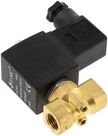 2/2-Wege Messing-Magnetventil G 1/4" 12 V= Eco (NO)