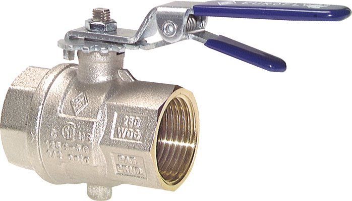 Absperrklappe mit Innengewinde Rp 1-1/4", 0 bis 16bar