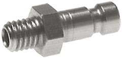 Kupplungsstecker (NW2,7) G 1/8"(AG), Edelstahl