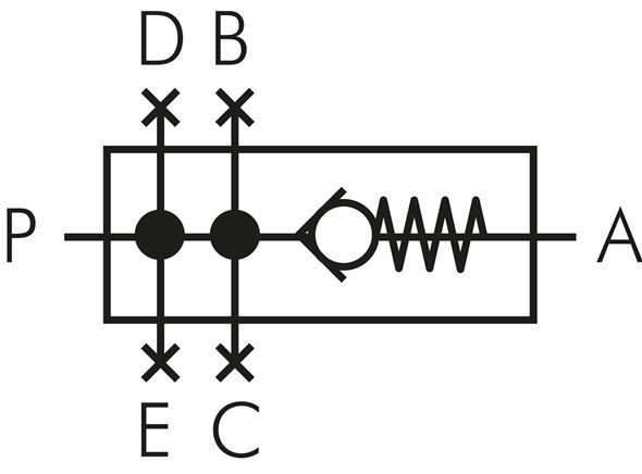 FUTURA Rückschlagventil G 1/4", Futura 0