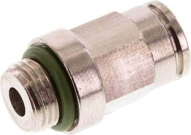 Gerader Steckanschluss G 1/8"-6mm, IQS-MSV (Hochtemperatur), Dichtung FKM