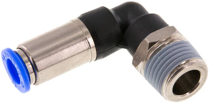 Winkel-Steckanschluss, selbstabsperrend R 1/2"-10mm