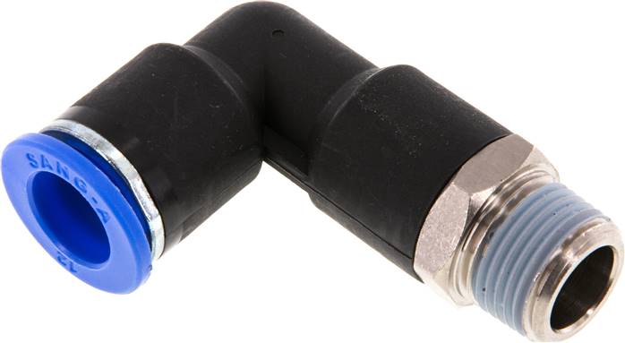 Winkel-Steckanschluss, lang R 3/8"-12mm, IQS-Standard, langer Körper