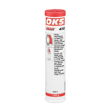 OKS 410, MoS2-Hochdruck-Langzeitfett - 400 ml Kartusche