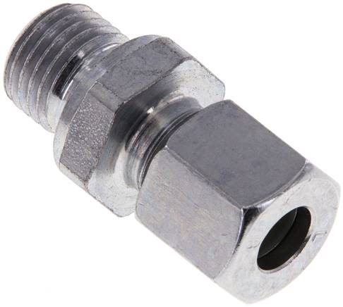 Gerade Schneidringverschr. M 14x1,5-8 L (M14x1,5), Stahl verzinkt