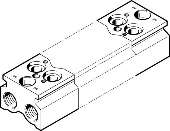 FESTO CPE18-3/2-PRS-3/8-6 (550572) Anschlussblock