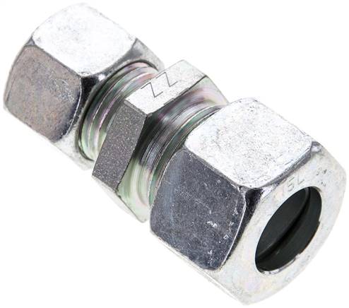 Reduzierverschraubung 15 L (M22x1,5)-12 L (M18x1,5), Stahl verzinkt
