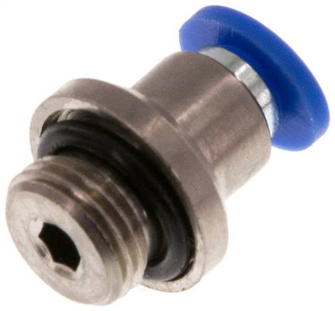 Gerader Steckanschluss G 1/8"-4mm, IQS-Standard m. Innens
