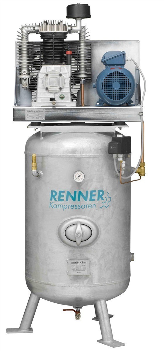 RENNER Riko H 960/270 ST Compressore industriale a pistoni 15 bar - serbatoio verticale zincato