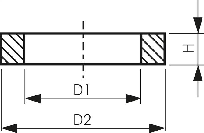 Dichtring aus Kupfer, für G 3/4" (27,3x31,9x2,0 mm)