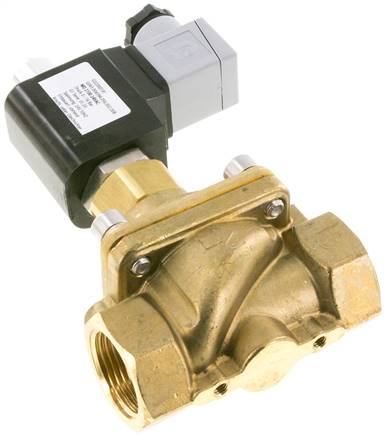 2/2-Wege Messing-Magnetventil G 1", 0 - 16 bar, stromlos geöffnet (NO) 24VAC