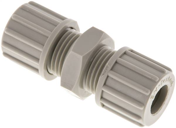 Gerade Verschraubung 10x8mm, Polypropylen