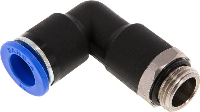 Winkel-Steckanschluss, lang G 3/8"-12mm, IQS-Standard, langer Körper