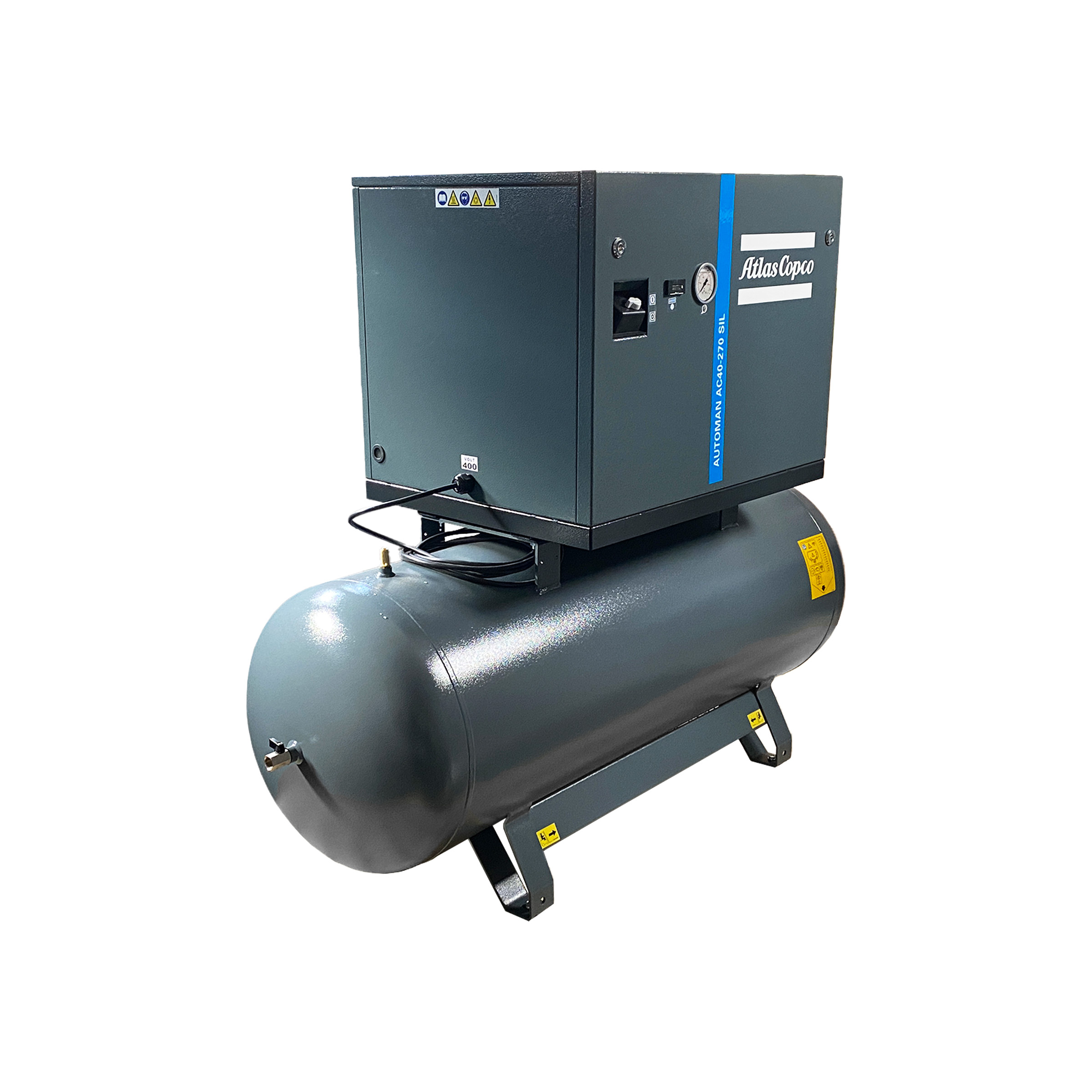 Atlas Copco Kolbenkompressor Automan AC 40-11 G 270 T S - Schallgedämmt