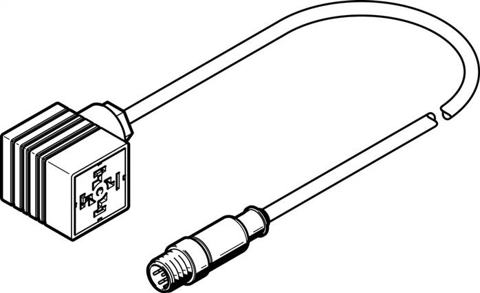 FESTO NEBC-A1W3-K-0.3-N-M12G5 (549294) Verbindungsleitung