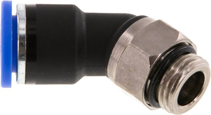 45°-Steckanschluss G 1/4"-10mm, IQS-Standard
