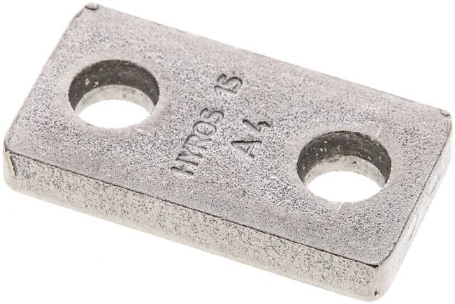 Deckplatte, Edelstahl, Baugröße 1, schwere Baureihe