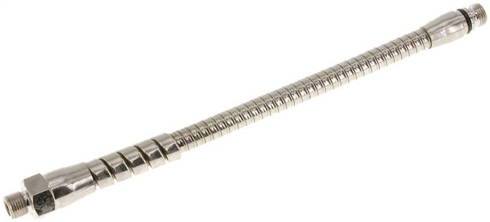 Metall-Kühlmittelschlauch 200mm, G 1/8" M 10 x 1