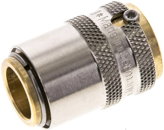 Temperierverschluss Schnellkupplung, 13mm Zapfen mit Entriegelungssicherung