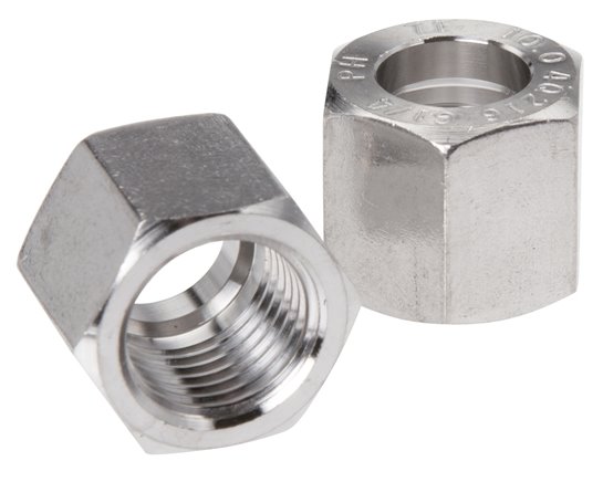 Tülle Edelstahl, G 1/4"-4mm, ohne Mutter