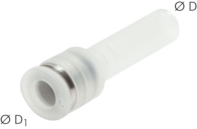 Reduzierung 8mm Stecknippel x 4mm Schlauch, IQS-PP