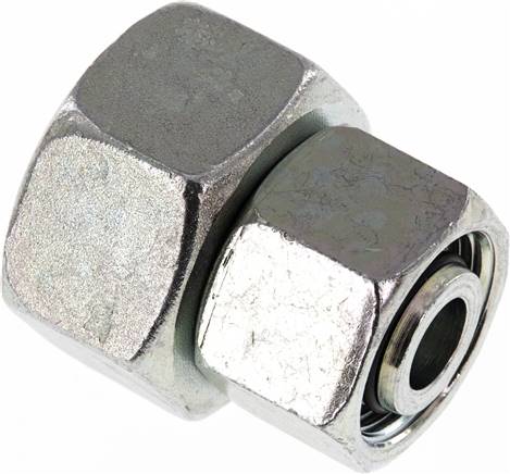Gerader Verbinder 25 S-20 S, Stahl verzinkt, mit Dichtkegel und O-Ring