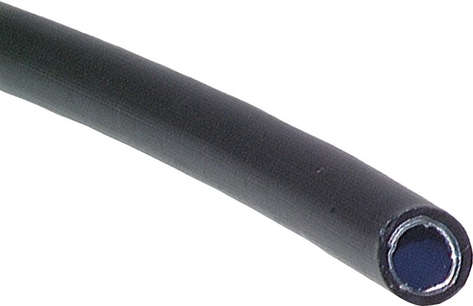 DEKABON-Rohr 8 x 5,3 mm, schwarz, 100 mtr. Rolle