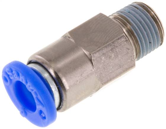 Steckanschluss, selbstabsperrend R 1/8"-6mm, IQS-Standard