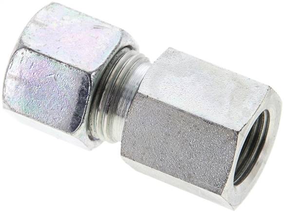 Aufschraub-Schneidringverschr. M 16x1,5-10 S (M18x1,5), Stahl verzinkt