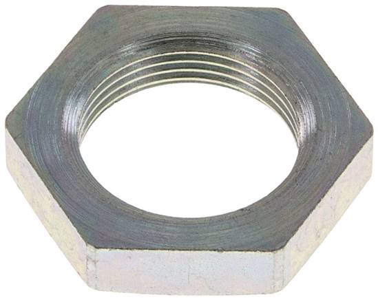 Sechskant-Gegenmutter M 16x1,5, Stahl verzinkt