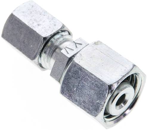 Reduziereinsatz 10 L-6 L (M12x1,5), Stahl verzinkt, mit Dichtkegel und O-Ring