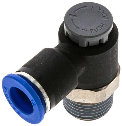Kompakt-Drosselventil R 1/2"-12mm,abluftregelnd (Standard)