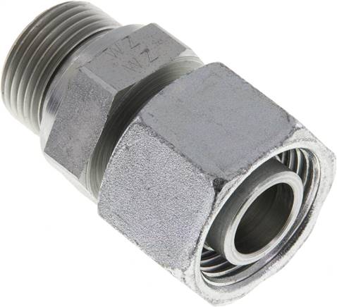 Einstellb. Schneidringverschr. G 3/4"-20 S, Stahl verzinkt