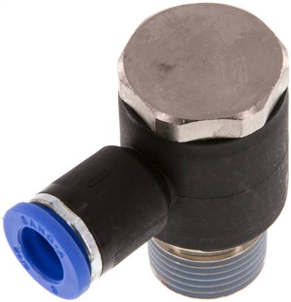Winkel-Steckanschluss R 3/8"-8mm, IQS-Standard, während der Montage positionierbar