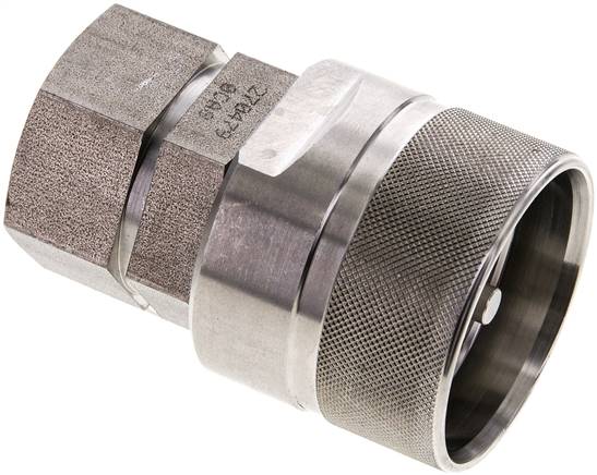 Edelstahl-Schraubkupplung, Stecker Baugr.4, G 3/4"(IG)