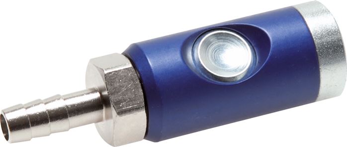 Sicherheits-Druckknopfkupplung (NW7,2), 10mm Schl., Stahl verzinkt