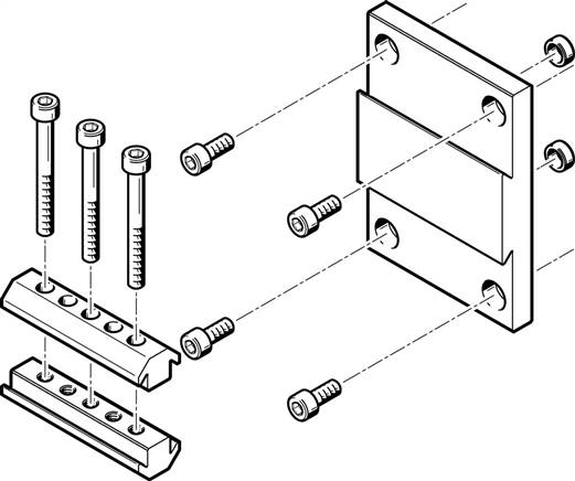 FESTO DHAA-D-L-32-H2 (562150) Adapterbausatz