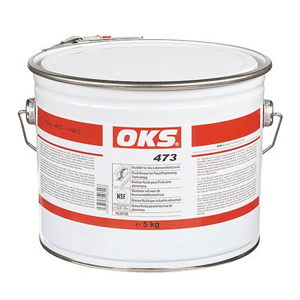 OKS 473, Fließfett für die Lebensmittelt. NLGI Klasse 00 - 5 kg