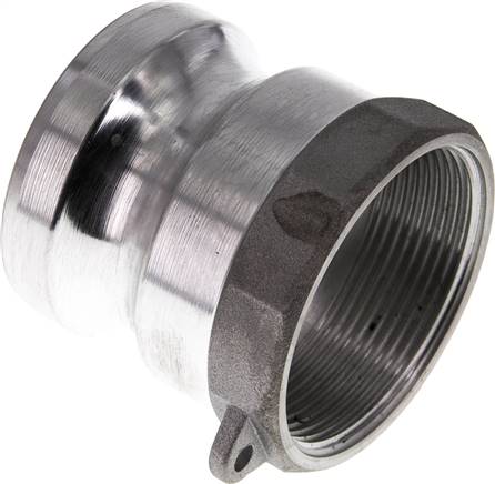 Kamlock-Stecker (A) Rp 2"(IG), Aluminium