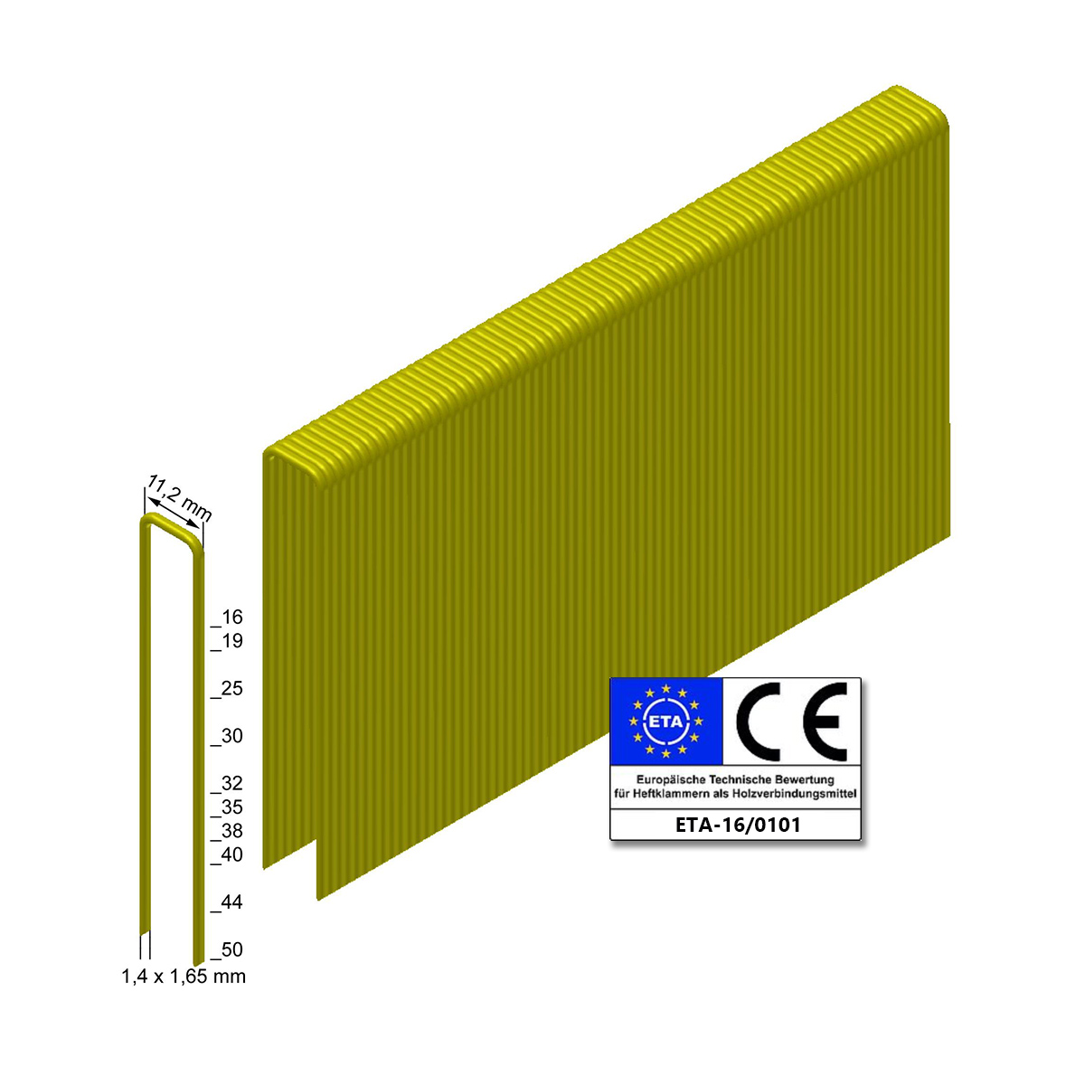 Prebena Heftklammern Z40CSVHA-ETA - stark verzinkt